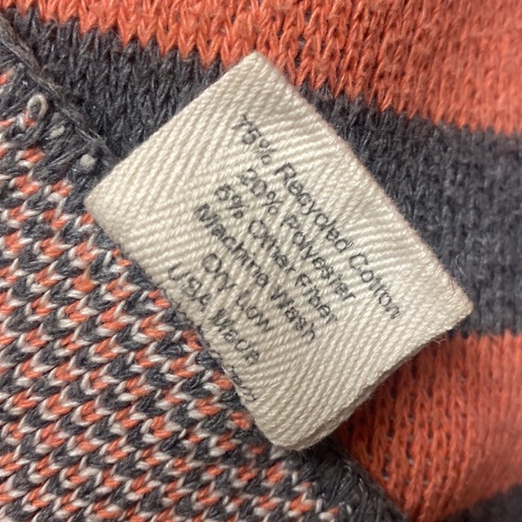 In 2 Green Recycled Blanket Throw Salmon Gray 65” by 48” - Picture 9 of 17